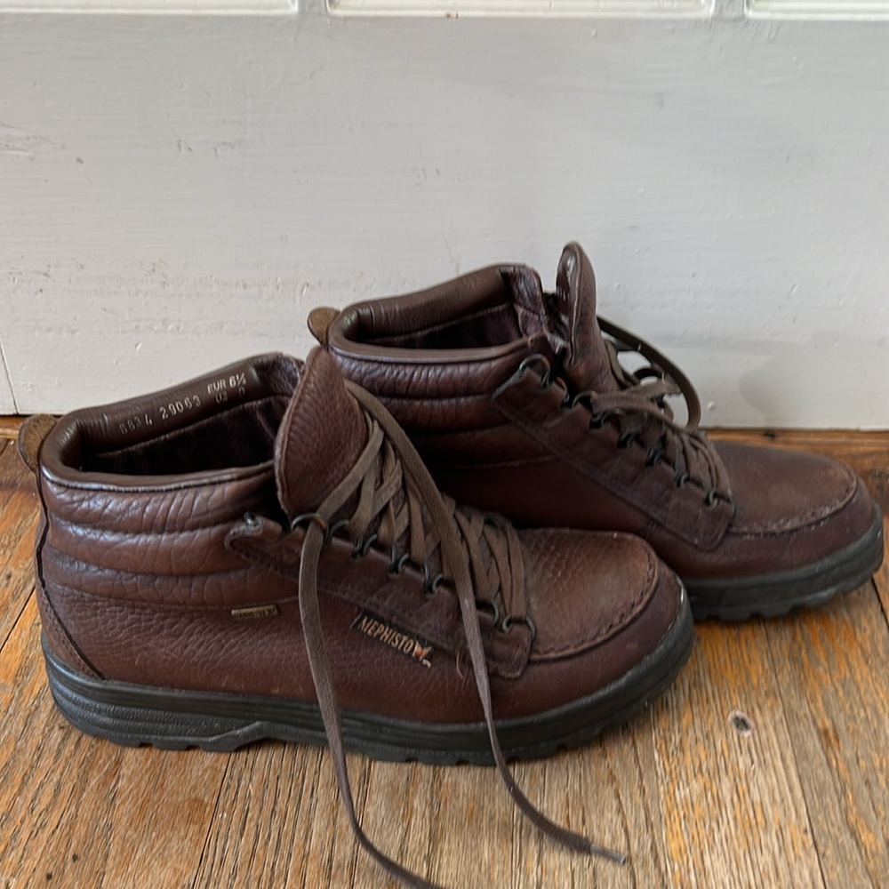 Mephisto brown leather boot - Picture 6 of 10